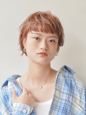 【銀座骨格診断カット】似合わせナチュラル　ショートレイヤー　