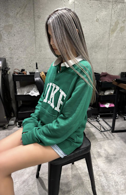 ★顔周り＆襟足が暗くならないバレイヤージュ★