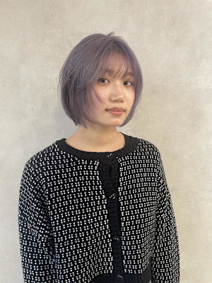 ハイトーンレイヤーボブ♪