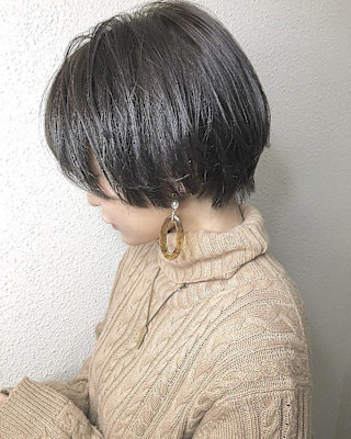 ハンサムショート/ダークラベンダーグレージュ/A19