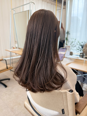 ロング/ブラウン/色持ち艶感