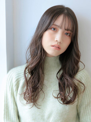 大人ロングウェーブスタイル