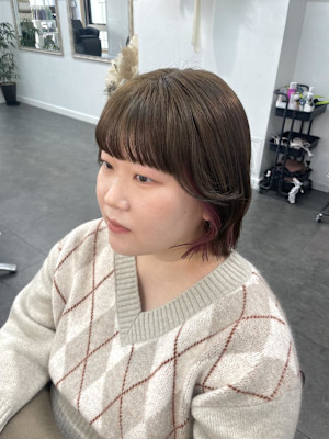 インナーカラーピンク/カシスカラー/チェリーピンク