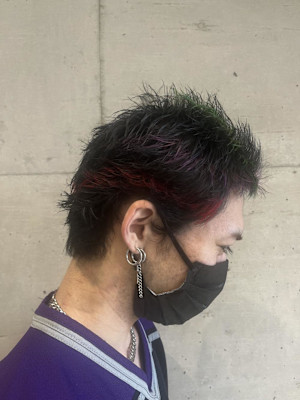 メンズ　デザインカラー