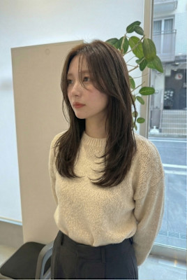 髪質改善 レイヤースタイル 大人可愛い