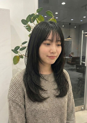 髪質改善 レイヤースタイル 大人可愛い