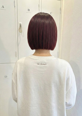 髪質改善 レイヤースタイル 大人可愛い