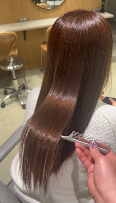 チェリーブラウン◎暖色ブラウン【髪質改善】