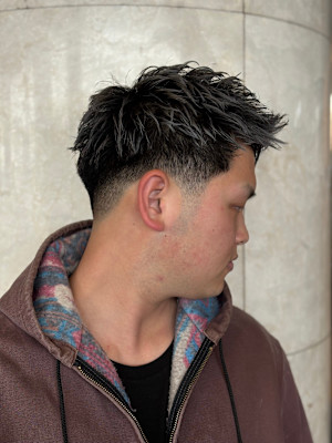 テーパーフェードショート