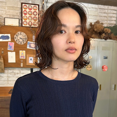 ボブパーマ　saori