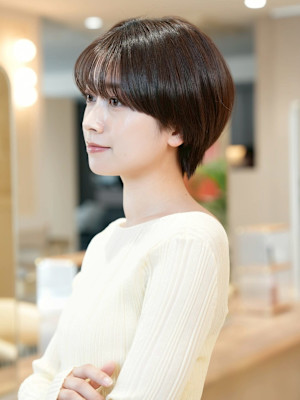 髪質改善＊イメチェンナチュラルショート