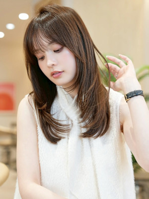髪質改善＊イメチェンミディアムストレート