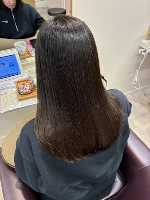 梅雨に向けて縮毛矯正