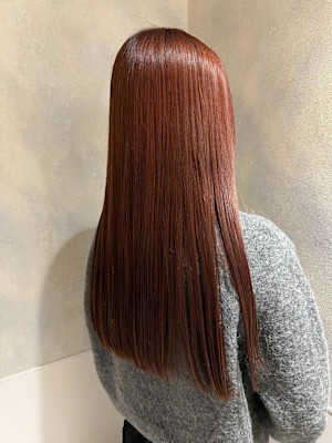 オレンジレッド/アプリコットレッド/暖色カラー