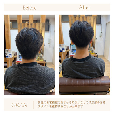 お客様髪質改善データ2024（メンズカット）