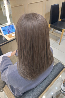 【伊勢原】ブリーチありベージュカラー
