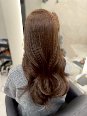 ブリーチなしダブルカラー☆スモーキーベージュ20代30代40