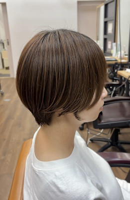 ショートボブ/丸みショートボブ/くびれショート