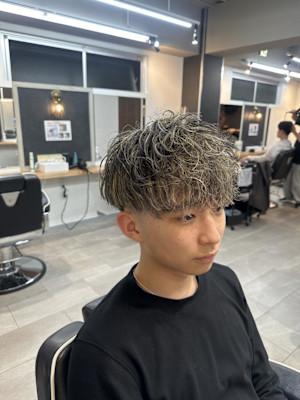 りつき/大宮/フェード/パイルツイスト/メッシュ