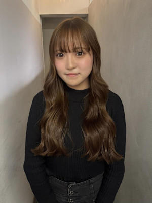 ブリーチ無しヘーゼルベージュ