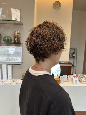 【ふんわりショートパーマ/村山歩美】