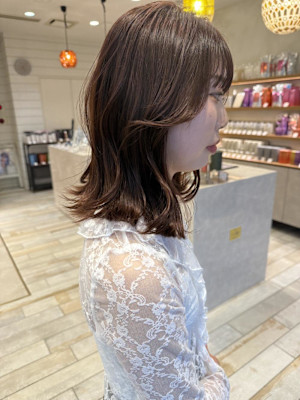 メルティーカラー/フェミニンロング/似合わせカット/渋谷