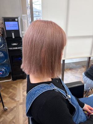 シアーピンク×ベージュ　(2bleach) OIKAWA