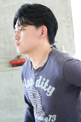 ピンパーマ/無造作スタイル