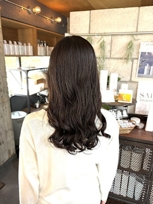 デジタルパーマ×ロング