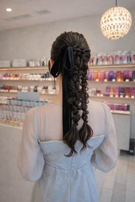 渋谷/ヘアセット/チェリーブラウン/大人可愛い/ワインレッド