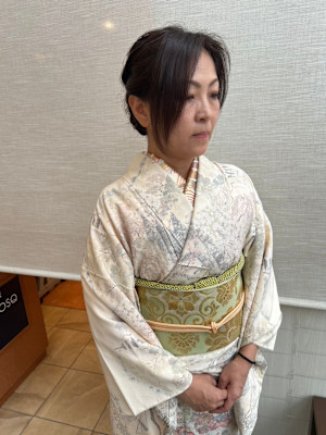 アップ、着付け