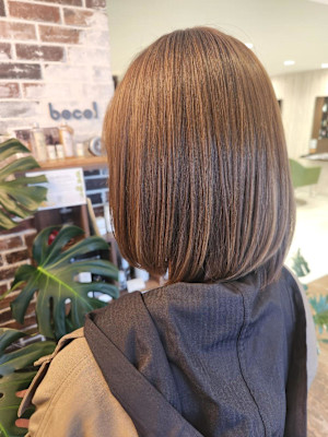 ミディアムストレート