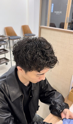 【滋賀大津】無造作なのにキマる　ラフ質感メンズパーマ
