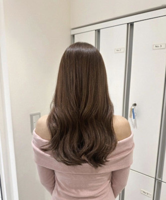 【伊勢原】赤み消し透明感カラー+グレージュオリーブカラー