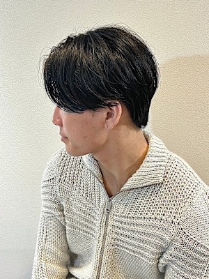 センターパート/ニュアンスパーマ