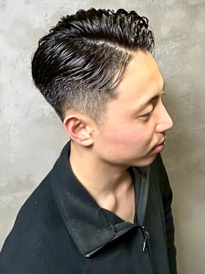 ツーブロック フェードカット バーバースタイル ビジネス 2