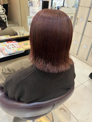 切りっぱなしボブ