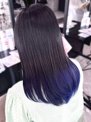 【ChaoMICHI yuika】デザインカラー 裾カラー 