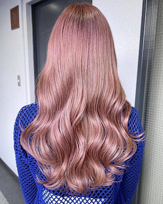 コーラルベージュ/韓国巻き/A23