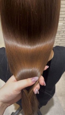 美髪矯正ストレート