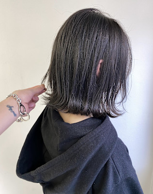 ボブ/アッシュ/暗め