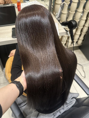 【AYAKI】髪質改善/チョコブラウン/レイヤーカット/韓国