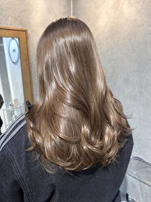 ★ベージュカラー/酸性縮毛矯正/春カラー