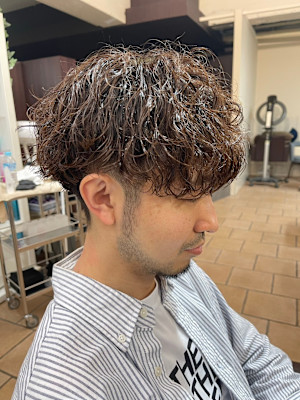 波巻きシャドウパーマ/ツイストスパイラル/スパイラルパーマ