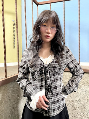 ハッシュカットロングスタイル