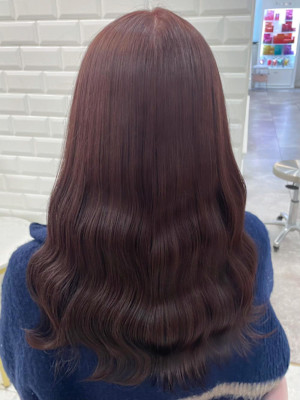 【カラー】初カラー！ピンクブラウン♪_ユウ