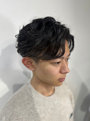 フェザーパーマ/men's/床屋/有楽町/銀座