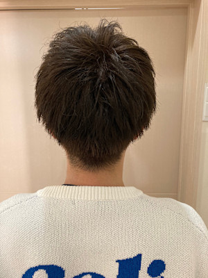 30代男性カットカラー