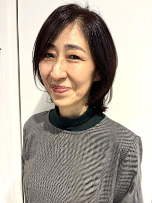 乾かすだけでスタイリング可能／50代60代