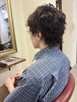 メンズシャドーパーマ